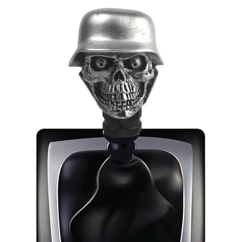 Getriebe Shift Knob Abdeckung - Schädel Gear Shift Griff Abdeckung, Skeleton Getriebe Stick Knob | Harz Auto Shifting Leber Kopf, Bequeme Innenfahrzeug Dekoration Zubehör für Handbuch, Automatische von ycezw