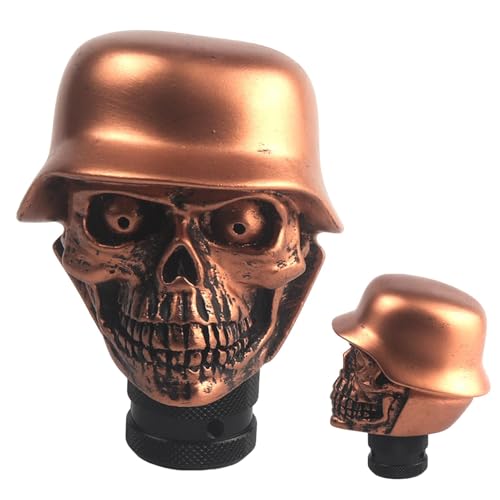 Getriebe Shift Knob Abdeckung - Schädel Gear Shift Griff Abdeckung, Skeleton Getriebe Stick Knob | Harz Auto Shifting Leber Kopf, Bequeme Innenfahrzeug Dekoration Zubehör für Handbuch, Automatische von ycezw