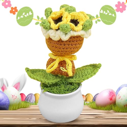 Häkeln Blumen, Häkeln - Handgearbeitet Blumenstrauß Im Topf | Bunte Gestrickte Häkelpflanze, Schönes Haus Büro Dekoration Geschenk Für Mama, Ehefrau Häkeln Blumen, Häkeln - Handgearbeitet Blumenstrauß Im Topf | Bunte Gestrickte Häkelpflanze, Schönes Haus Büro Dekoration Geschenk Für Mama, Ehefrau von ycezw