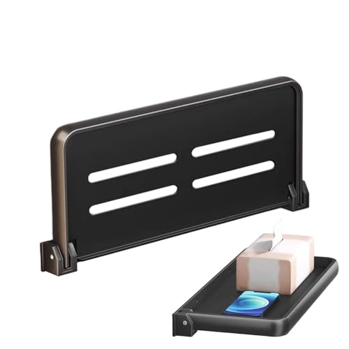 Hängende Display-Ständer für Badezimmer - Klappwandregal, schwimmendes Regal für Wohnmobile | Abklappbares Duschregal aus Aluminium, kompaktes Wandregal für Shampoo, Duschgel, Getränke Hängende Display-Ständer für Badezimmer - Klappwandregal, schwimmendes Regal für Wohnmobile | Abklappbares Duschregal aus Aluminium, kompaktes Wandregal für Shampoo, Duschgel, Getränke von ycezw
