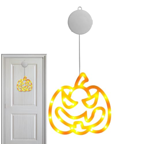 Halloween-Dekoration Fensterlicht, Halloween- Fensterdekoration - Vistaprint Kürbis Saugnapf Lampe - Hexenhut Halloween Fensterlicht Batteriebetriebene Halloween-Lampe für Heimtextilien Halloween-Dekoration Fensterlicht, Halloween- Fensterdekoration - Vistaprint Kürbis Saugnapf Lampe - Hexenhut Halloween Fensterlicht Batteriebetriebene Halloween-Lampe für Heimtextilien von ycezw