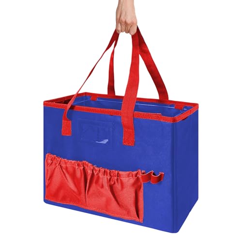 Handwerk Aufbewahrungsbeutel-Handikraft Einkaufstasche, wasserdichte Nylon Handwerk Tasche multifunktionale Scrapbook Pocket-baster Veranstalter mit einem transparenten Etikettenfenster für Stifte Handwerk Aufbewahrungsbeutel-Handikraft Einkaufstasche, wasserdichte Nylon Handwerk Tasche multifunktionale Scrapbook Pocket-baster Veranstalter mit einem transparenten Etikettenfenster für Stifte von ycezw