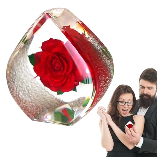 Harz Art Figurinen, Harz Ewige | Harz Keepsake für immer, Echte Handwerke | Sichere Ewige Rosen für Bürodekoration, Zum Geburtstag, Hochzeit, Harz Art Figurinen, Harz Ewige | Harz Keepsake für immer, Echte Handwerke | Sichere Ewige Rosen für Bürodekoration, Zum Geburtstag, Hochzeit, von ycezw
