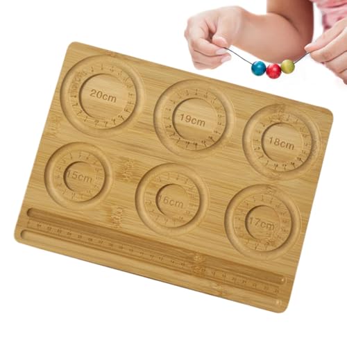 Holzperlenbrett - Messbrett zur Herstellung von Perlenarmbändern | Design Tablett für Halsketten aus Holz für Anfänger und Profis | Tisch Holzperlenbrett - Messbrett zur Herstellung von Perlenarmbändern | Design Tablett für Halsketten aus Holz für Anfänger und Profis | Tisch von ycezw