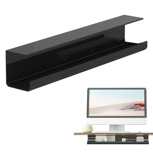 Kabelmanagementplatte für den Schreibtisch – 38,1 cm unter dem Kabeltisch mit Feuerschutz-Design, solide doppelseitige Bandhalterung | idealer Organizer für Zubehör Kabelmanagementplatte für den Schreibtisch – 38,1 cm unter dem Kabeltisch mit Feuerschutz-Design, solide doppelseitige Bandhalterung | idealer Organizer für Zubehör von ycezw