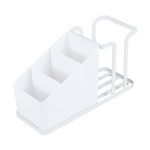 Kaffee-Organizer – Halterung wasserdicht rostfrei, kompaktes Regal | platzsparendes Design mit mehreren Fächern mit Anti-Rutsch-Funktion, ideal für Tassen und Utensilien in der Küche von ycezw