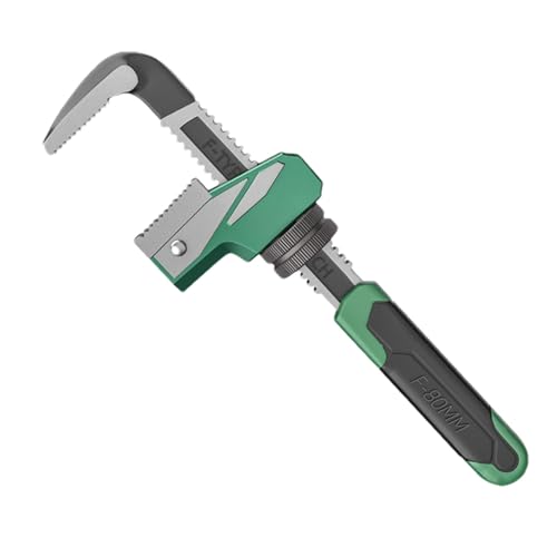 Kleiner verstellbarer Schraubenschlüssel, verstellbarer Schraubenschlüssel - Heavy Duty F-Typ Schraubenschlüssel | Multifunktionaler Arbeitslichtverlängerungsschlüssel Mit Rechtwinkliges Design Für von ycezw