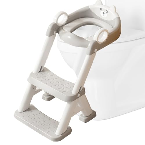 Kleinkind-Sitz-Toiletten – 56 x 35,5 x 34 cm Rahmen, rutschfeste Unterseite, Töpfchentrainingsstuhl, ergonomisches Rückenlehnen-Design, Heimbadezimmer mit einfacher Reinigungsunterstützung und von ycezw