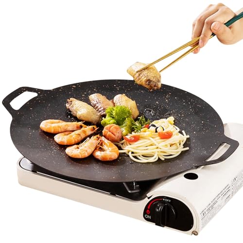 Koreanische Grillpfanne, Induktionsteller, antihaftbeschichtetes Grill-Kochgeschirr | Runder flacher mit schneller Wärmeleitung zum Grillen, perfekt für die Küche Koreanische Grillpfanne, Induktionsteller, antihaftbeschichtetes Grill-Kochgeschirr | Runder flacher mit schneller Wärmeleitung zum Grillen, perfekt für die Küche von ycezw