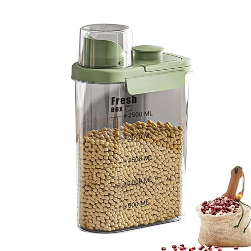 Küchenaufbewahrungsbehälter,Bean Storage Container | Lebensmittelklassifizierte Versiegelte transparente Aufbewahrungsbox - Tragbar, platzsparend Aufbewahrung von Haushaltsfutter, von ycezw