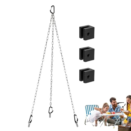 Küchenstativständer | Aluminium-Legierung System | Leichter Faltgrill mit Multi-Höhensteuerung und einfacher Konfiguration | Kochausrüstung für Picknick-Wanderungen von ycezw