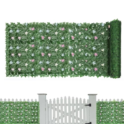 Künstliche Pantalla de Cobertura: Estables Hojas Paneles UV Faux Green Wall, Cubierta de privacidad flexibel | Decoración de la cerca al libre aire con efecto natural para el balcón Garden Pool Esp Künstliche Pantalla de Cobertura: Estables Hojas Paneles UV Faux Green Wall, Cubierta de privacidad flexibel | Decoración de la cerca al libre aire con efecto natural para el balcón Garden Pool Esp von ycezw