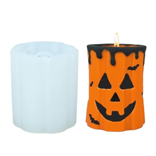 Kürbis Kerzenforms - Geist Gesicht Silikon, Wiederverwendbare Halloweenform | Flexibles Bastelform Für Kerzengestaltung, Deko-Set Für Anfänger Erwachsene Kinder Saisonprojekte Kürbis Kerzenforms - Geist Gesicht Silikon, Wiederverwendbare Halloweenform | Flexibles Bastelform Für Kerzengestaltung, Deko-Set Für Anfänger Erwachsene Kinder Saisonprojekte von ycezw