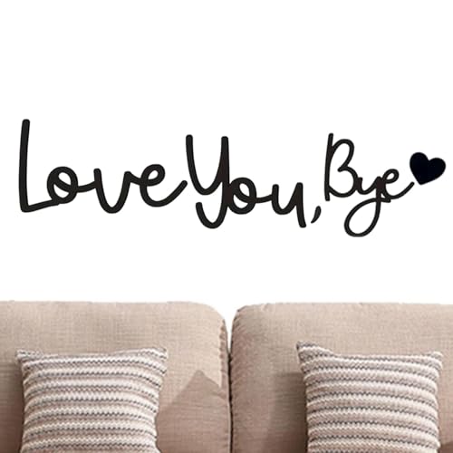 Liebe You Bye Wall Sign - Valentine Love Tür Topper, Romantisches Script Zeichen für Halle | Kreative Liebe You Bye-Zeichen, Valentinstag Wanddekoration, Goodbye Liebesschild für Eingang oder Flur Liebe You Bye Wall Sign - Valentine Love Tür Topper, Romantisches Script Zeichen für Halle | Kreative Liebe You Bye-Zeichen, Valentinstag Wanddekoration, Goodbye Liebesschild für Eingang oder Flur von ycezw