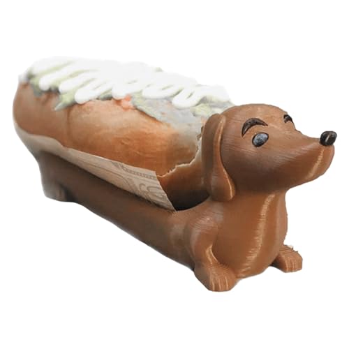 Lustige Wurst Servieren Tablett - Welpenförmiger Snack, Hundefutterbehälter | Lustiges Snack-Tablett für Wurst, Hundeform Tablett für Familienfeiern, zu Hause, Restaurants, Kinder lustige von ycezw