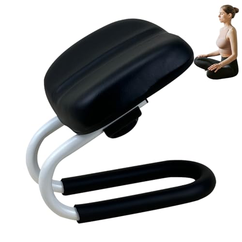 Meditation Sitzbank | Yoga Prayer Hocker | Gepolsterter Kniestuhl mit rutschfesten und weichen Schwammkissen | Ergonomische Meditationsunterstützung für Komfort in Achtsamkeit Praying Yoga Sitzen Zen von ycezw