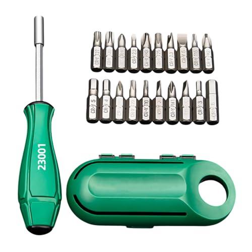 Multi-Bit-Schraubendreher, 20-in-1-Schraubendreher, 20-in-1-Mutter-Schraubendreher – robuster Schraubendreher für die Schule und elektronische Projekte von ycezw