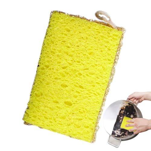 Natürliche Küche Luffa Sponges | Peeling-Pussionen aus umweltfreundlicher Pflanzenfaser mit weicher Textur | Wiederverwendbarer Spülschwamm für Töpfe, Töpfe, Reinigung von ycezw