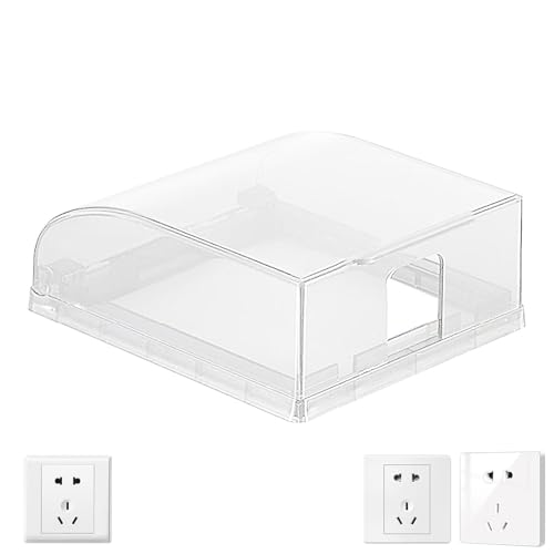 Outlet Cover - Spritzwassergeschützte Steckdosenabdeckung, wasserdichte Badezimmerabdeckung | Selbstklebende wasserdichte Abdeckung für Badezimmer, Spritzwassergeschützte Sicherheitssteckdose Buchse Outlet Cover - Spritzwassergeschützte Steckdosenabdeckung, wasserdichte Badezimmerabdeckung | Selbstklebende wasserdichte Abdeckung für Badezimmer, Spritzwassergeschützte Sicherheitssteckdose Buchse von ycezw