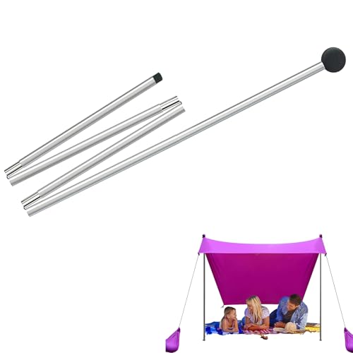 POTEAUX DE Bâche de tente - Verstellbare robuste Stöcke Kompakt und robust | Leichte Poteaux für Campingplatz und Angeln mit praktischem Zubehör für Outdoor-und Freizeitabenteuer von ycezw