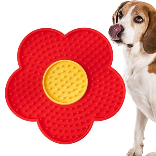 Pet Treat Pad – Puppy Puzzle | Gesundes Fütterungsset | Saugnapf-Behandlungs-Pad für Angstzustände, Stressabbau, Eisenwaren von ycezw