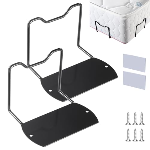 Rutschfeste Matratze Bed Frame Stopper | Haltbare Metallhalterstäbe mit Anti-Rutsch-Griff-Design Sichere Matratzenhalter, um Bettbewegung auf Rahmen und Lamellen im Raum zu verhindern Rutschfeste Matratze Bed Frame Stopper | Haltbare Metallhalterstäbe mit Anti-Rutsch-Griff-Design Sichere Matratzenhalter, um Bettbewegung auf Rahmen und Lamellen im Raum zu verhindern von ycezw