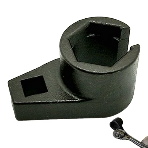 Sensorentfernungswerkzeug 6-Punkt-Offset-Steckdosen, Fahrzeugschlüssel | Stahlbau mit 3/8 Auto Fahrt für Sauerstoffsensorzugang, offenes Seitendesign mit glatter Passform für Autos und LKW von ycezw