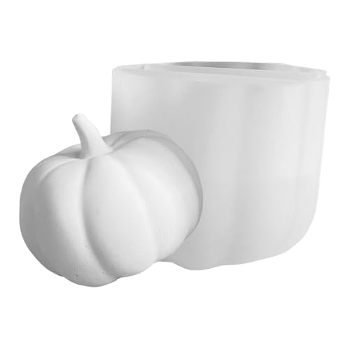 Silikon-Kürbisform – Flexible Harzform, 3D-Seifenhohlraum | Wiederverwendbares hitzebeständiges Tablett, detaillierte Schnitzcharakteristik, perfekt für die Hallow-Kerze Silikon-Kürbisform – Flexible Harzform, 3D-Seifenhohlraum | Wiederverwendbares hitzebeständiges Tablett, detaillierte Schnitzcharakteristik, perfekt für die Hallow-Kerze von ycezw