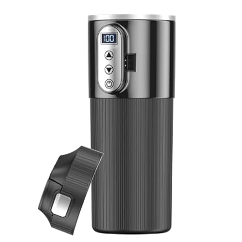 Tragbares Auto-Heizwasser, Auto-Heizbecher | Reise-Kaffeetasse 12 V/24 V | Flasche für elektrischen Warmwasserbereiter, LCD-Display Temperatur 500 ml für den Einsatz Tragbares Auto-Heizwasser, Auto-Heizbecher | Reise-Kaffeetasse 12 V/24 V | Flasche für elektrischen Warmwasserbereiter, LCD-Display Temperatur 500 ml für den Einsatz von ycezw