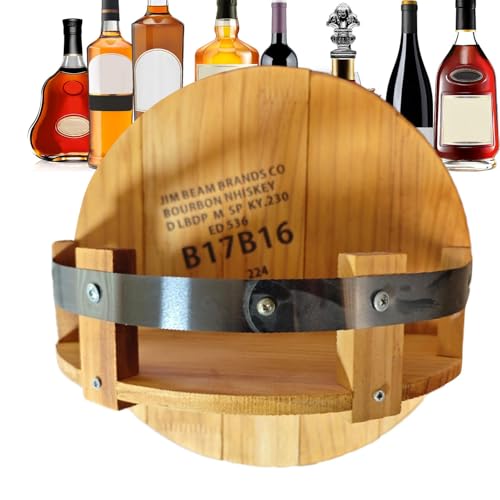 Wandmontiertes Weinregal,Wandmontiertes Weinregal - Wandregal Weinregal, Display-Ständer für Weinregal, Lagereinrichtung für Weinregal, Weinflaschenständer, Display-Ständer von ycezw