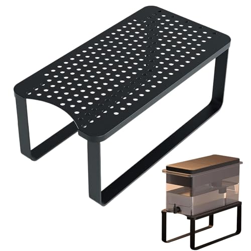 Wasserfilterunterstützung - Robuste Metallträger für Getränke Spender, Multifunktionale Verteilerunterstützung Mit Einfacher Installation Für Glasgetränke, Wasserkappen, Container Wasserfilterunterstützung - Robuste Metallträger für Getränke Spender, Multifunktionale Verteilerunterstützung Mit Einfacher Installation Für Glasgetränke, Wasserkappen, Container von ycezw