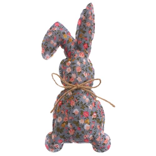 Ycezw Easter Hase Dekor - Tischdekoration Kaninchen Puppe, Sammlliche Stuffe Hase Figures Frühling Home Dekor Ornament für Frühling, Kranz, Hochzeit Level Tabletts von ycezw