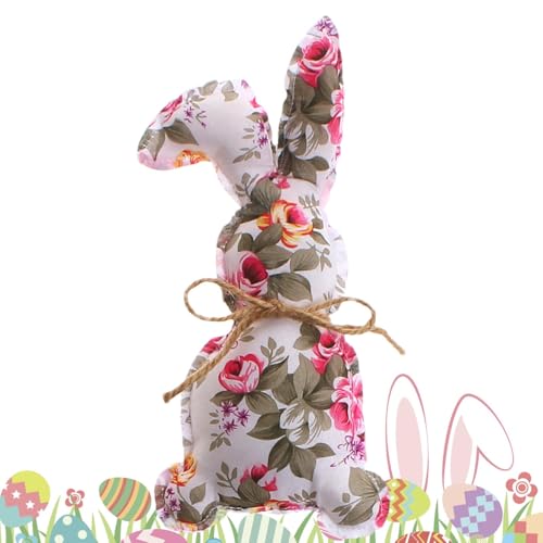 Ycezw Easter Hase Dekor - Tischdekoration Kaninchen Puppe, Sammlliche Stuffe Hase Figures Frühling Home Dekor Ornament für Frühling, Kranz, Hochzeit Level Tabletts von ycezw