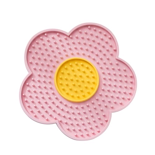 de lecken Hunde - Treat Pad, Futternapf für Haustiere, langsames Füttern, kein Verrutschen, lustiger interaktiver Haustierspender aus Silikon, zur Beruhigung von Welpen und Hunden von ycezw