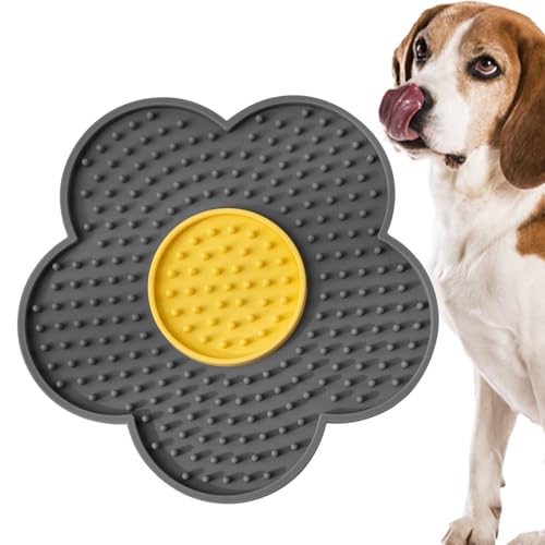 de lecken Hunde - Treat Pad, Futternapf für Haustiere, langsames Füttern, kein Verrutschen, lustiger interaktiver Haustierspender aus Silikon, zur Beruhigung von Welpen und Hunden de lecken Hunde - Treat Pad, Futternapf für Haustiere, langsames Füttern, kein Verrutschen, lustiger interaktiver Haustierspender aus Silikon, zur Beruhigung von Welpen und Hunden von ycezw