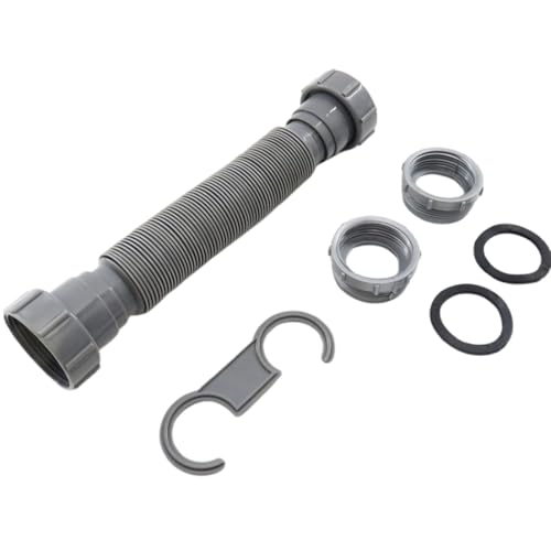 ycezw Abfluss-Set für Küchenspüle, flexibler Abflussschlauch für Spüle – praktisches Hydraulik-Set unter der Spüle Ablaufschlauch, vielseitiges Hydraulikschlauch-Set unter der Spüle für Spülbecken ycezw Abfluss-Set für Küchenspüle, flexibler Abflussschlauch für Spüle – praktisches Hydraulik-Set unter der Spüle Ablaufschlauch, vielseitiges Hydraulikschlauch-Set unter der Spüle für Spülbecken von ycezw