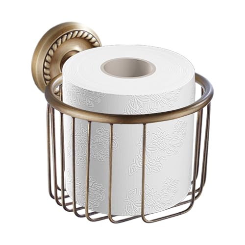 ycezw Antik Toilettenpapierhalter | Toilettenpapierrolle mit Korb und Spender Wand-montiert | Papierhalter Stabil Dekoratives Badezimmerzubehör ycezw Antik Toilettenpapierhalter | Toilettenpapierrolle mit Korb und Spender Wand-montiert | Papierhalter Stabil Dekoratives Badezimmerzubehör von ycezw
