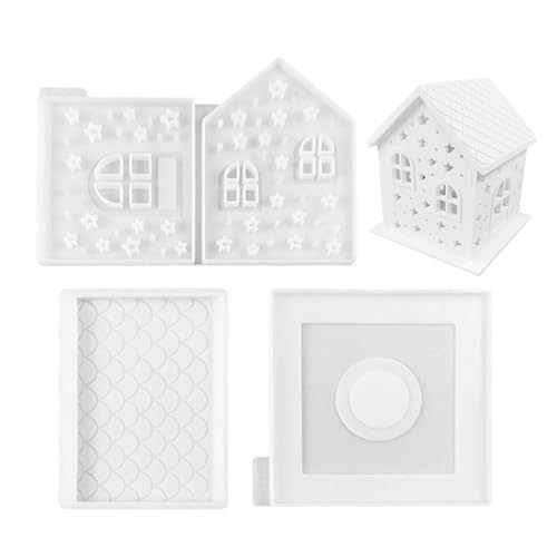 ycezw Art House Silikonform,Haus Silikonform,Star Design Home Harzguss Form | Home Hausform, Home Harz Form, Kerze Handwerk Harz Form für Kinder, Soapbar ycezw Art House Silikonform,Haus Silikonform,Star Design Home Harzguss Form | Home Hausform, Home Harz Form, Kerze Handwerk Harz Form für Kinder, Soapbar von ycezw