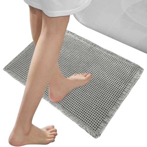 ycezw Badematte | Badewanne mit Anti-Rutsch-| Superabsorbierender weicher Maschinenwäsche Teppich Für Badewanne Eingang Wohnung Bauernhof von ycezw