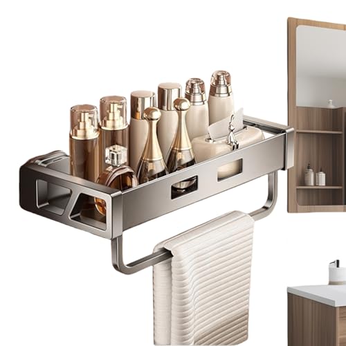 ycezw Badezimmerregale für Dusche, Regale für Duschabtrennung - Suction Cup Dusche Organiser Regal für Wand | Multifunktionaler Stauraum für Badezimmer Toilette Küche Balkon ycezw Badezimmerregale für Dusche, Regale für Duschabtrennung - Suction Cup Dusche Organiser Regal für Wand | Multifunktionaler Stauraum für Badezimmer Toilette Küche Balkon von ycezw