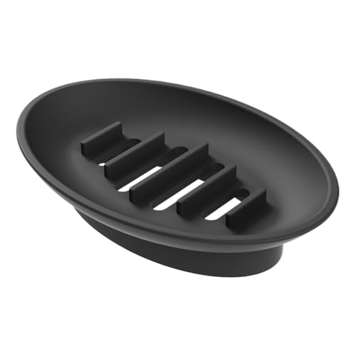 ycezw Bar Seifenhalter, Badezimmer Seifenschale | Drainage Seifenschalenhalter Tray | Silikon selbstentwässernde Aufbewahrungsbox, kleiner Lagerbehälter, Badezimmerzubehör von ycezw