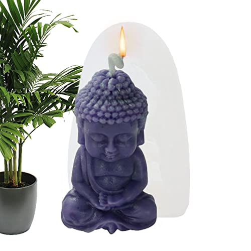 ycezw Buddha-Form für Kerzen, Silikonform Buddha für Harz | Buddha-Form aus Silikon für Statue aus Beton und Gips – Buddha-Form zum Basteln von Kerzen, Formen ycezw Buddha-Form für Kerzen, Silikonform Buddha für Harz | Buddha-Form aus Silikon für Statue aus Beton und Gips – Buddha-Form zum Basteln von Kerzen, Formen von ycezw