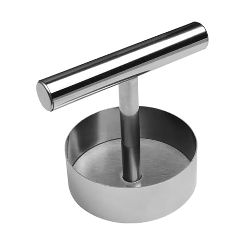 ycezw Burger Patty Maker - Edelstahl Runde Hamburgerform | Vielseitiges Edelstahl Fleischgeschirr Robust Küchengeräte Für Mahlzeitzubereitung Gartengrilling ycezw Burger Patty Maker - Edelstahl Runde Hamburgerform | Vielseitiges Edelstahl Fleischgeschirr Robust Küchengeräte Für Mahlzeitzubereitung Gartengrilling von ycezw