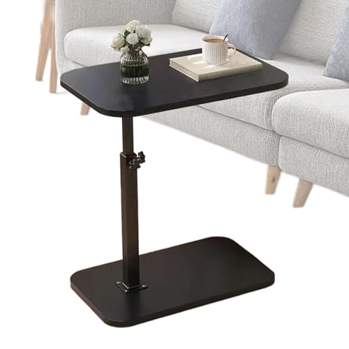 ycezw C-förmiger Tisch, C-förmiger Tisch - 360 Grad drehbarer Tisch für kleine Räume, C-förmiger Tisch für kleine Orte, platzsparender Couchtisch für Sofa und Snack-Tablett ycezw C-förmiger Tisch, C-förmiger Tisch - 360 Grad drehbarer Tisch für kleine Räume, C-förmiger Tisch für kleine Orte, platzsparender Couchtisch für Sofa und Snack-Tablett von ycezw