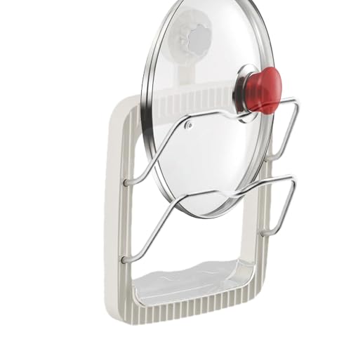 ycezw Casserole Lock Rack, Schranktür Lock Organizer | Saugnapf Kasserolle Deckel Halter Wandhalterung | Deckel für Schranktür, Deckel für Topf und Pfanne, Lagerung des Deckels für Hauswirtschaftsraum ycezw Casserole Lock Rack, Schranktür Lock Organizer | Saugnapf Kasserolle Deckel Halter Wandhalterung | Deckel für Schranktür, Deckel für Topf und Pfanne, Lagerung des Deckels für Hauswirtschaftsraum von ycezw