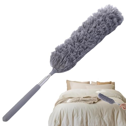 ycezw Dachstützer mit Verlängerungsstange, verlängerbares Staubtuch - Wiederverwendbare Faser Duster Flexible Staubbürste - Flexible und biegbare Reinigungswerkzeuge, Spinnwebe und Dachstützer mit ycezw Dachstützer mit Verlängerungsstange, verlängerbares Staubtuch - Wiederverwendbare Faser Duster Flexible Staubbürste - Flexible und biegbare Reinigungswerkzeuge, Spinnwebe und Dachstützer mit von ycezw