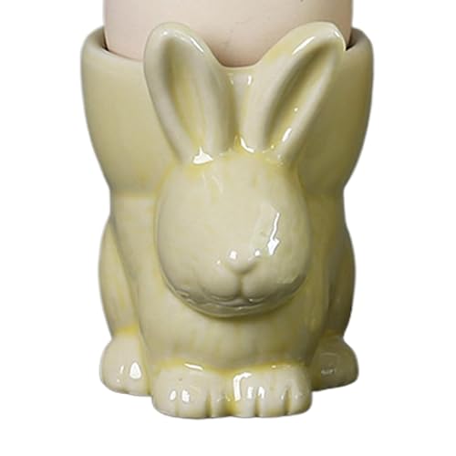 ycezw Eierbecher aus Porzellan, Eierbecher für gekochte Eier | Eierbecher aus Porzellan Osterhasen aus Keramik | Niedlicher Vintage Ostereierhalter für die Frühstücksküche ycezw Eierbecher aus Porzellan, Eierbecher für gekochte Eier | Eierbecher aus Porzellan Osterhasen aus Keramik | Niedlicher Vintage Ostereierhalter für die Frühstücksküche von ycezw