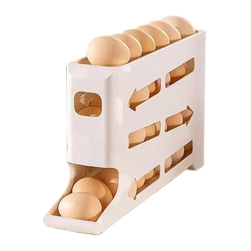 ycezw Eierbehälter für Kühlschrank | 4-Welle Automatische Eierrollung Set,Platzsparende Aufbewahrungsboxen Geeignet Für Wohn-Shop Restaurant Hof ycezw Eierbehälter für Kühlschrank | 4-Welle Automatische Eierrollung Set,Platzsparende Aufbewahrungsboxen Geeignet Für Wohn-Shop Restaurant Hof von ycezw