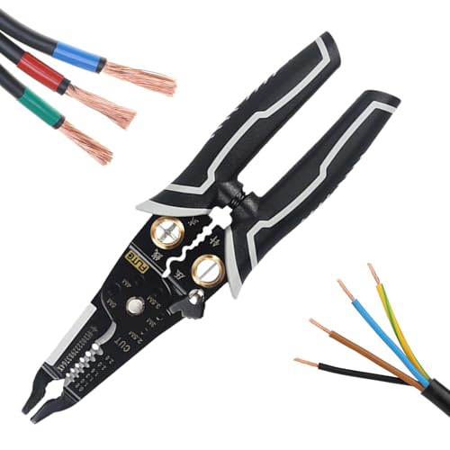 ycezw Elektrische Drahtentferner, Drahtabzieher,Kabelpressschneider | Drahtschneider, 10-in-1 Multifunktionshandwerkzeug mit ergonomischem Griff von ycezw