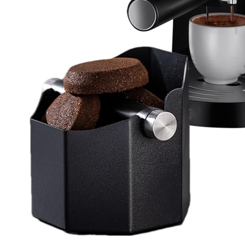 ycezw Klopfkasten, Kaffee Klopfbox, Eimer für Kaffeegetränke | Kaffeebeutelbehälter, Eimer mit abnehmbarem Klopfen für die meisten Espressomaschinen von ycezw